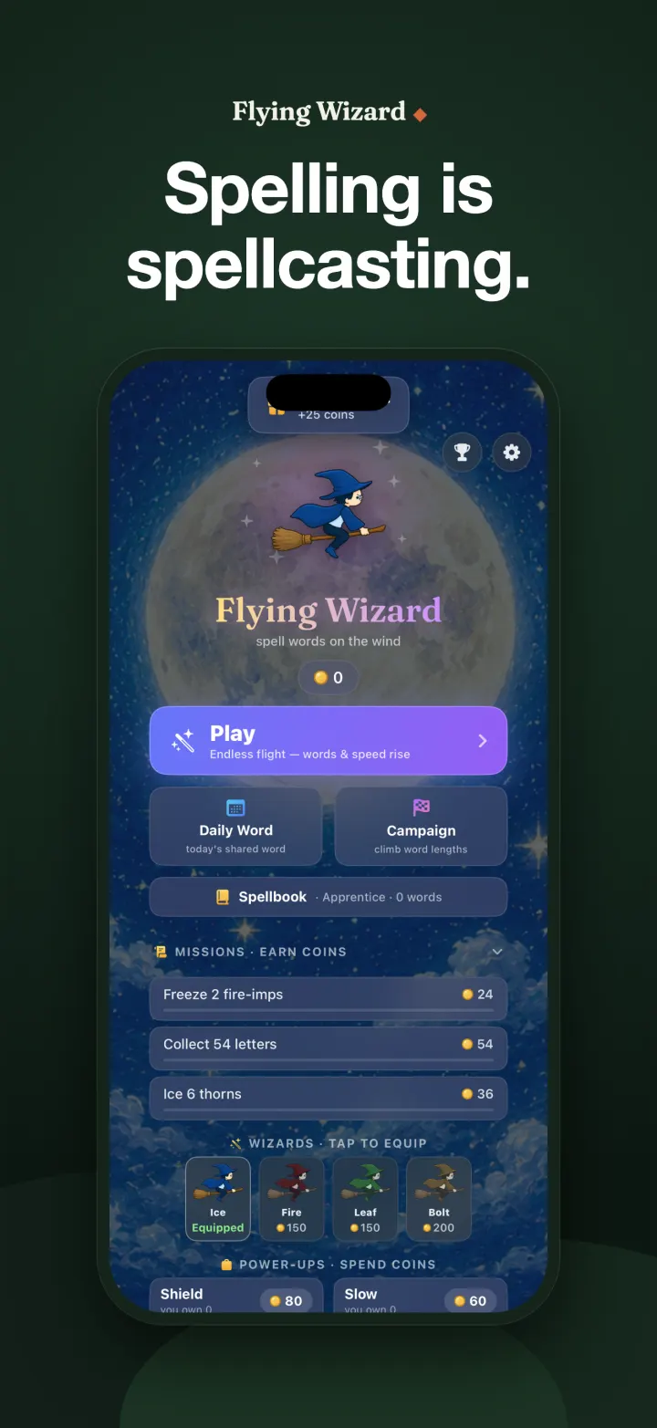 Flying Wizard screenshot 1